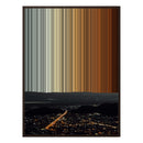 30×38" Framed Canvas - Brown Frame variant