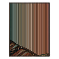 30×38" Framed Canvas - Brown Frame variant