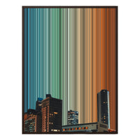 30×38" Framed Canvas - Brown Frame variant