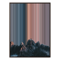 30×38" Framed Canvas - Brown Frame variant