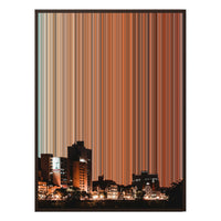 30×38" Framed Canvas - Brown Frame variant