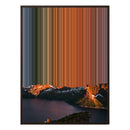 30×38" Framed Canvas - Brown Frame variant