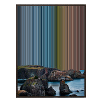 30×38" Framed Canvas - Brown Frame variant