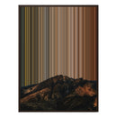 30×38" Framed Canvas - Brown Frame variant