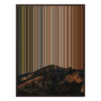 30×38" Framed Canvas - Brown Frame variant