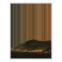 30×38" Framed Canvas - White Frame variant