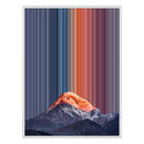 30×38" Framed Canvas - White Frame variant