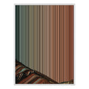 30×38" Framed Canvas - White Frame variant