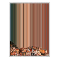 30×38" Framed Canvas - White Frame variant