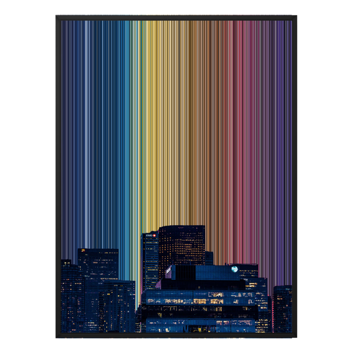 30×40" Framed Canvas - Black Frame variant