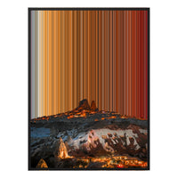Inramad canvastavla, 30×40", svart ram