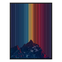 30×40" Framed Canvas - Black Frame variant