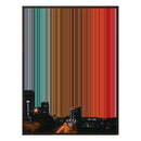 30×40" Framed Canvas - Brown Frame variant