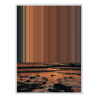 30×40" Framed Canvas - White Frame variant