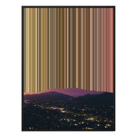 32×18" Framed Canvas - Black Frame variant