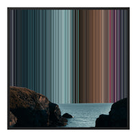 32×32" Framed Canvas - Black Frame variant