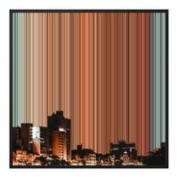 32×32" Framed Canvas - Black Frame variant