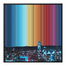 32×32" Framed Canvas - Black Frame variant