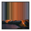 32×32" Framed Canvas - Black Frame variant