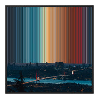 32×32" Framed Canvas - Black Frame variant