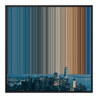 32×32" Framed Canvas - Black Frame variant