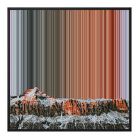 32×32" Framed Canvas - Black Frame variant