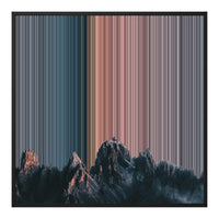 32×32" Framed Canvas - Black Frame variant