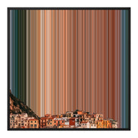 32×32" Framed Canvas - Black Frame variant