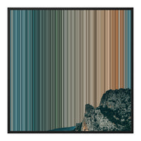 32×32" Framed Canvas - Black Frame variant