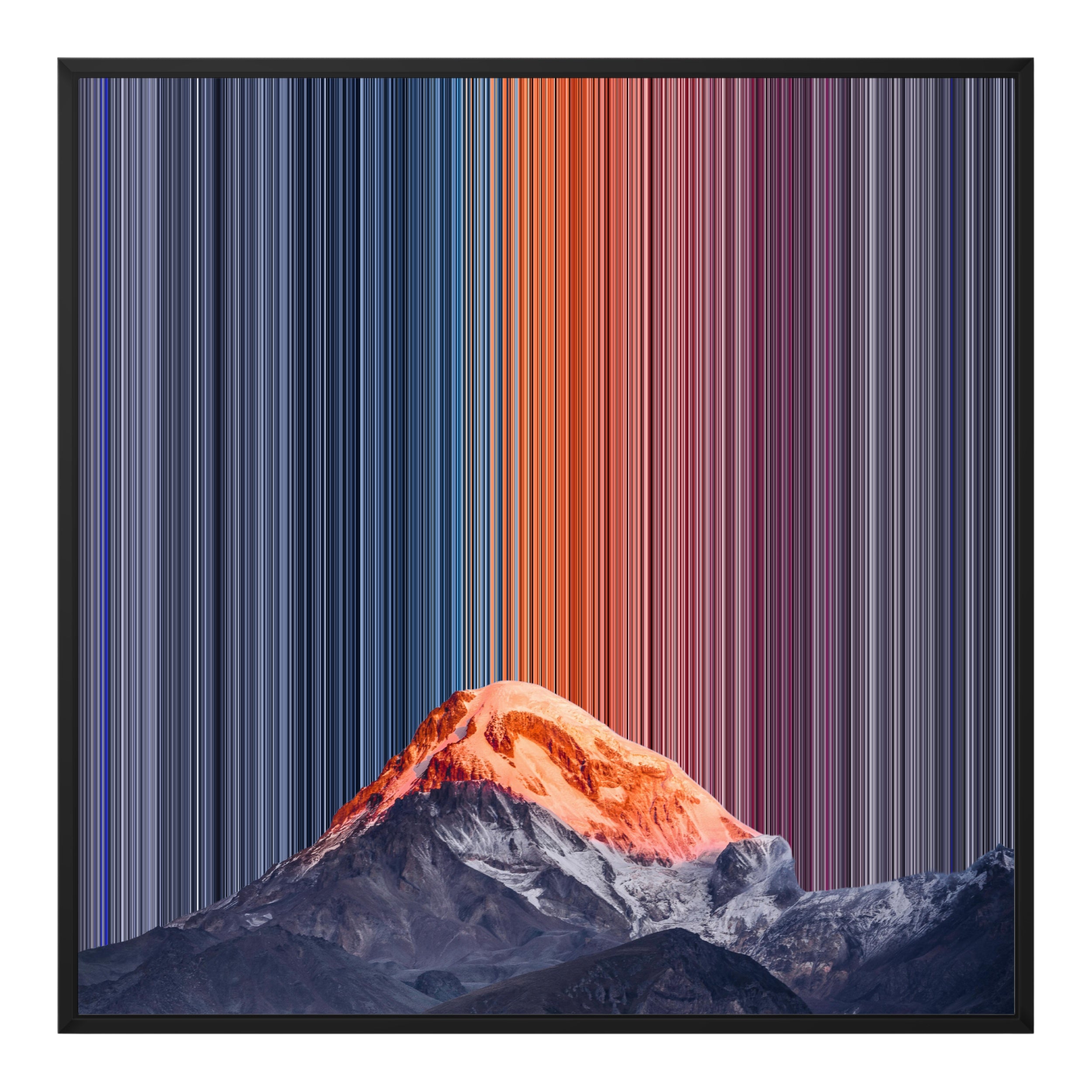 32×32" Framed Canvas - Black Frame variant