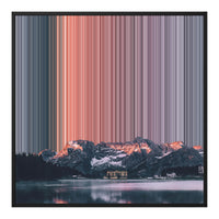 32×32" Framed Canvas - Black Frame variant