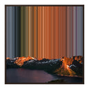 32×32" Framed Canvas - Brown Frame variant