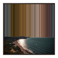 32×32" Framed Canvas - Brown Frame variant