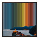 32×32" Framed Canvas - Brown Frame variant