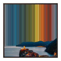 32×32" Framed Canvas - Brown Frame variant