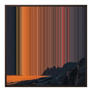 32×32" Framed Canvas - Brown Frame variant