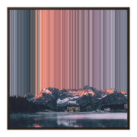 32×32" Framed Canvas - Brown Frame variant