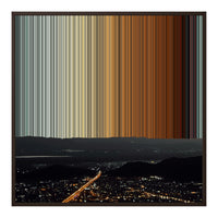 32×32" Framed Canvas - Brown Frame variant