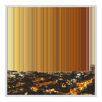 32×32" Framed Canvas - White Frame variant