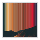 32×32" Framed Canvas - White Frame variant