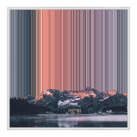 32×32" Framed Canvas - White Frame variant