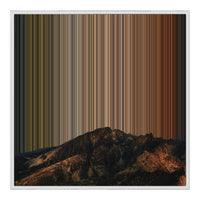 32×32" Framed Canvas - White Frame variant