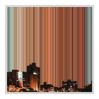 32×32" Framed Canvas - White Frame variant