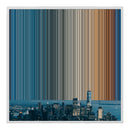 32×32" Framed Canvas - White Frame variant