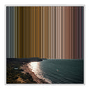 32×32" Framed Canvas - White Frame variant