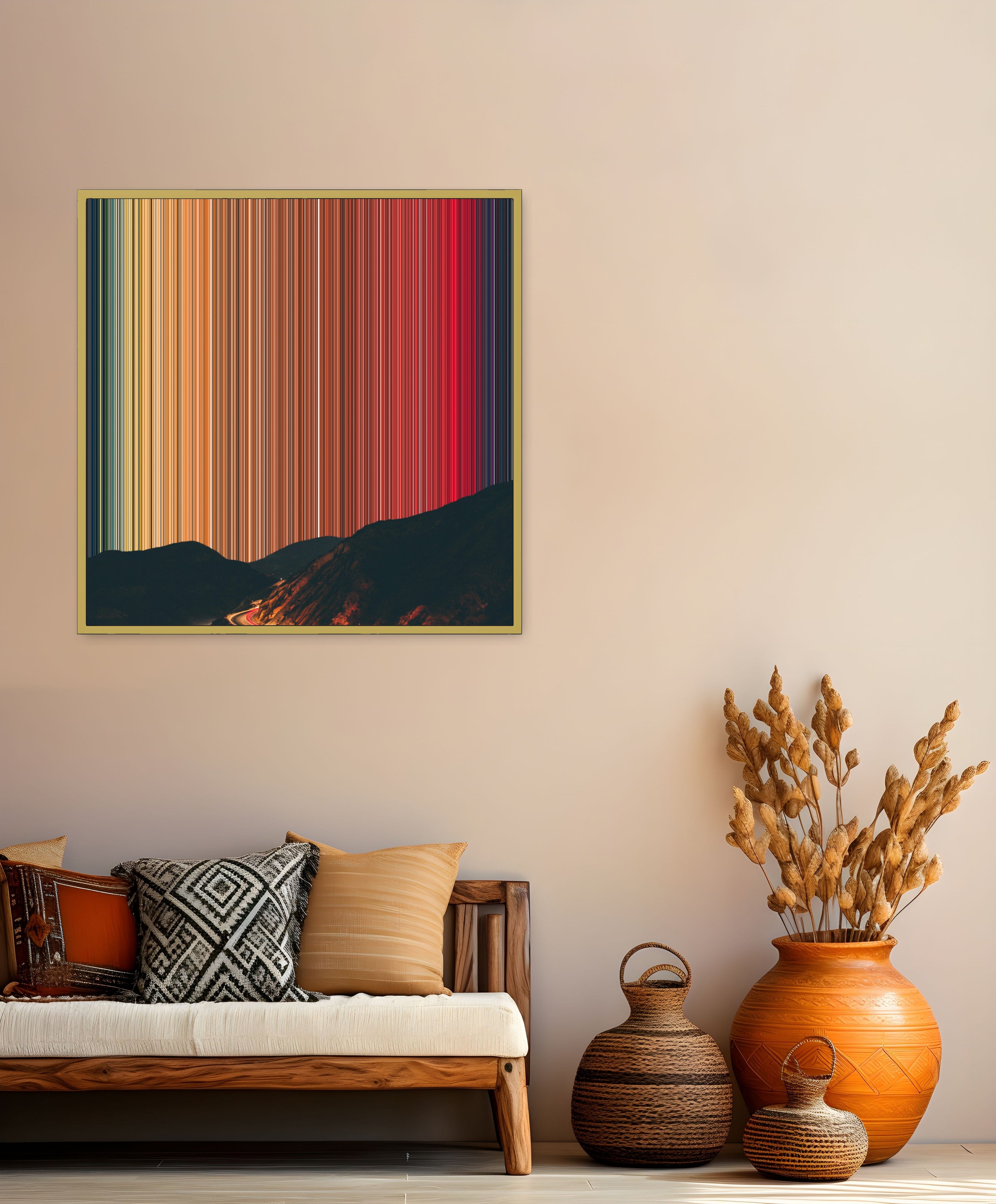 Grimes Canyon - Lifestyle staging in modern interior - Gradienta