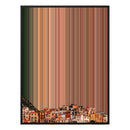 34×38" Framed Canvas - Black Frame variant