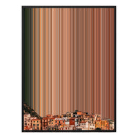 34×38" Framed Canvas - Black Frame variant