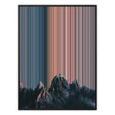 34×38" Framed Canvas - Black Frame variant