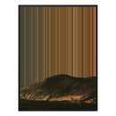 34×38" Framed Canvas - Black Frame variant